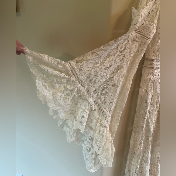 Free People Rhiannon Lace Kimono/Robe - Picture 6 of 6